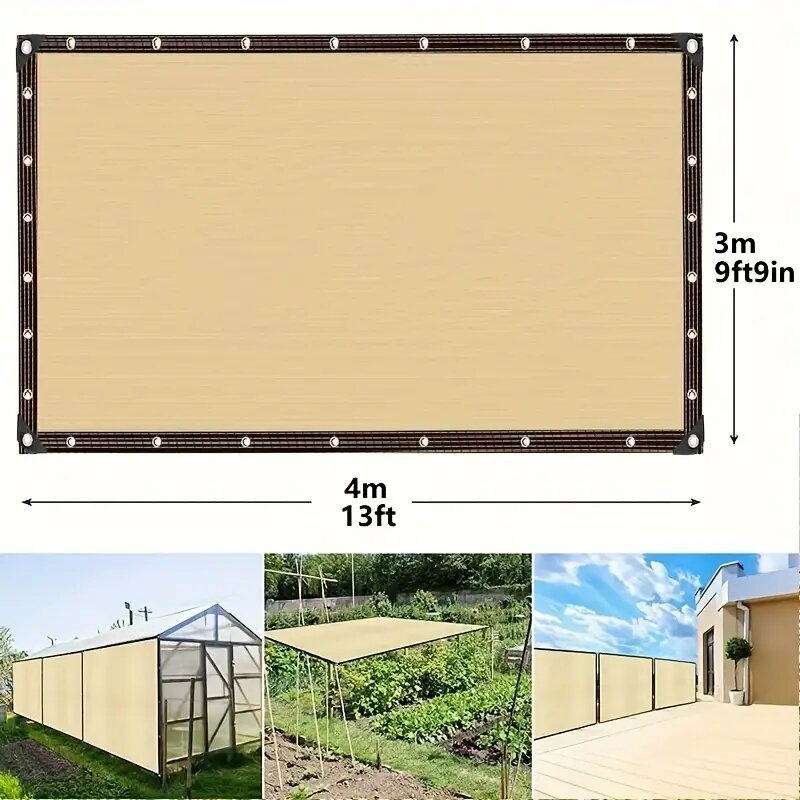 Filet d'ombrage de jardin extérieur, protection UV, ombrage de piscine, abri de plantes
