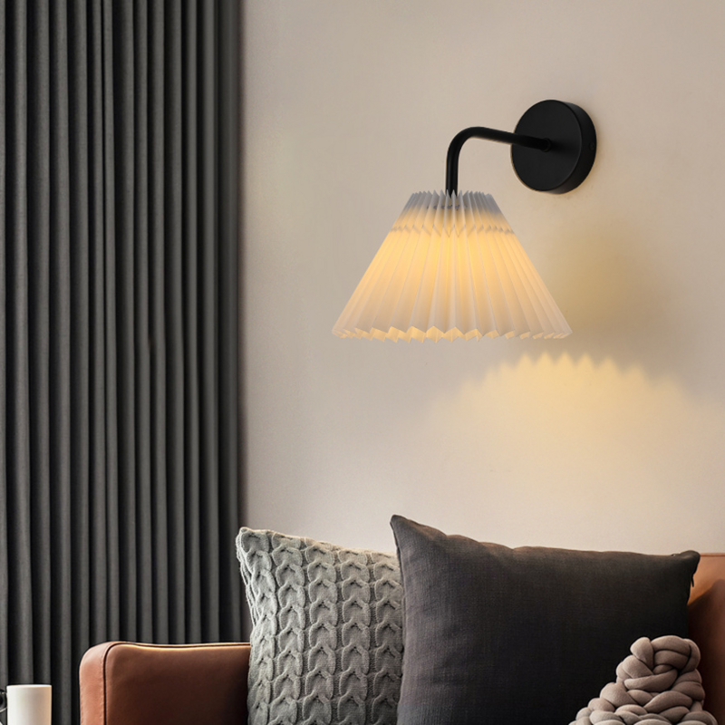 북유럽 스타일 벽 램프 E27, 85-265V, 레트로 빈티지 실내 조명, 침실, 거실, 집, 벽 전등