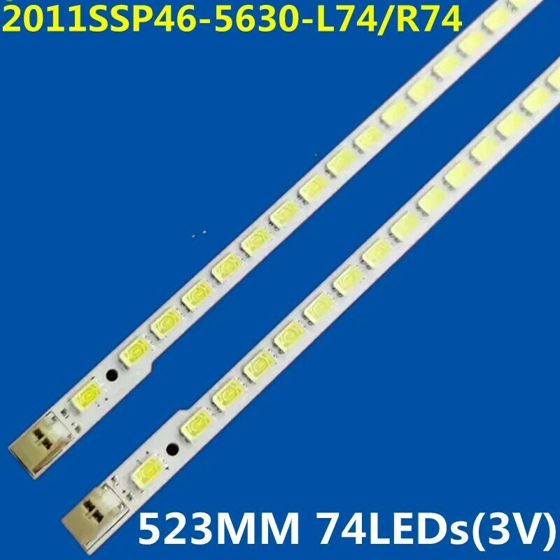 Tira de luces LED de retroiluminación, LCD-46NX230A, LCD-46NX430A, LCD-46LX430A, LCD-46LX530A, 46PFL6606, 46PFL7606D, LCD-46LX830A, 5630, SLED-2011SSP46