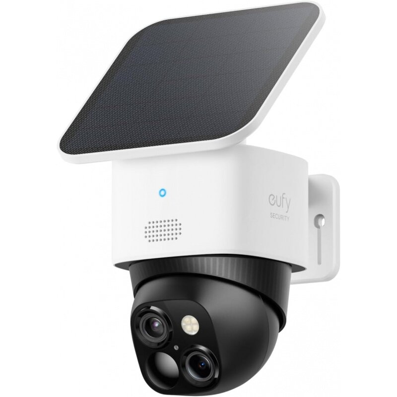 Солнечная камера безопасности Eufy solocam s340, беспроводная наружная камера, панорамирование и наклон на 360 °, без слепых зон, 2.