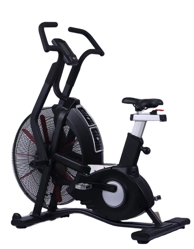 Bicicleta ereta comercial do exercício, ciclismo indoor estacionária bicicleta, Cardio Fitness equipamentos, ventilador