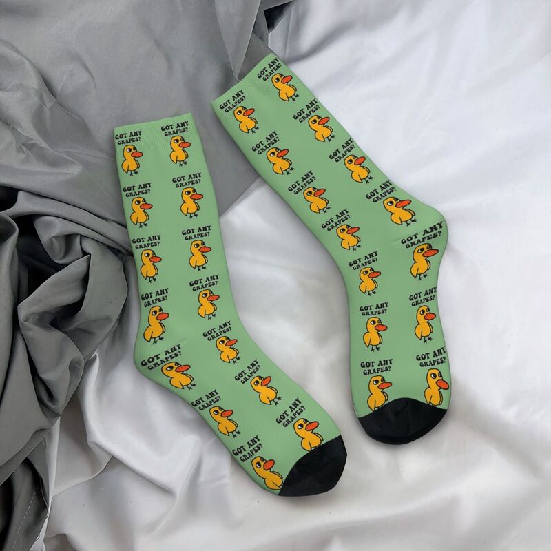 Got Any uva-The Duck Song Socks Harajuku calze morbide calze lunghe per tutte le stagioni accessori per regalo di compleanno donna uomo