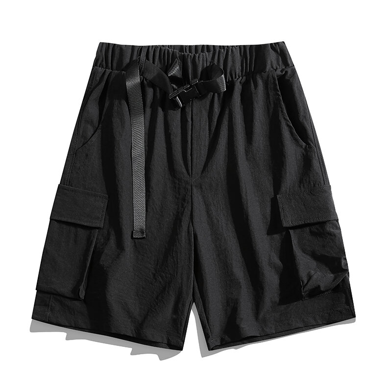 Pantalones cortos con múltiples bolsillos para hombre, ropa táctica de secado rápido para exteriores, caza y pesca, Verano