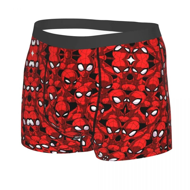 Boxer Spider Man Personnalisé pour Zones Me, Sous-Vêtements Imprimés en 3D, Culottes Souples