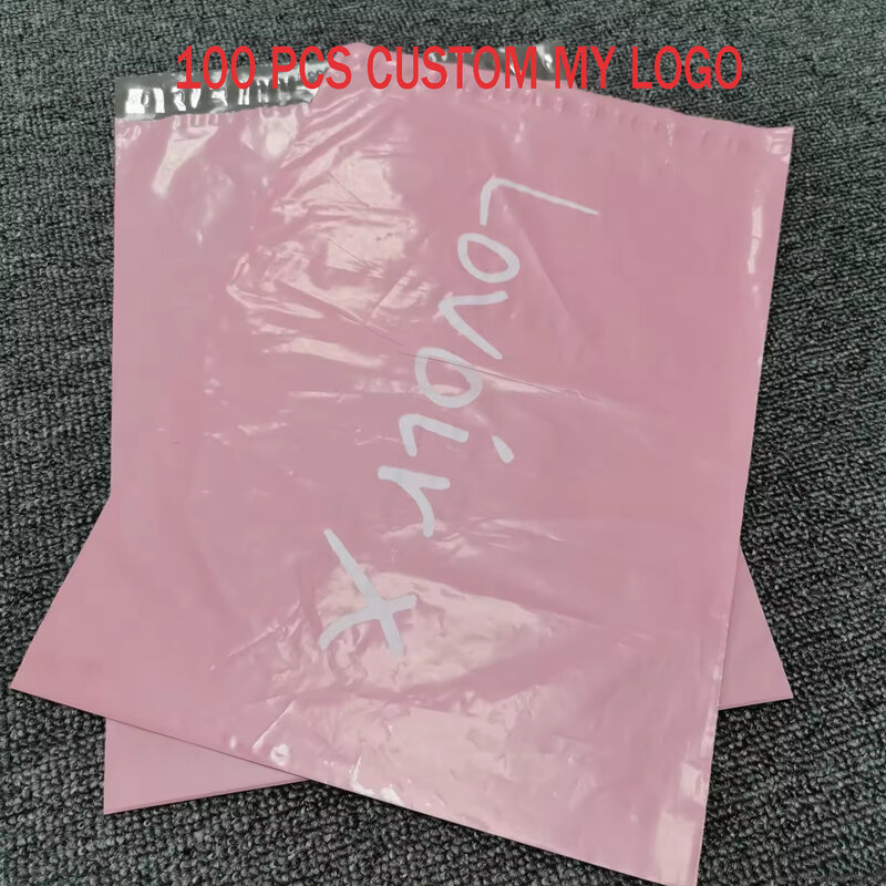 Bolsas de correo de polietileno con logotipo personalizado, impermeables, envío