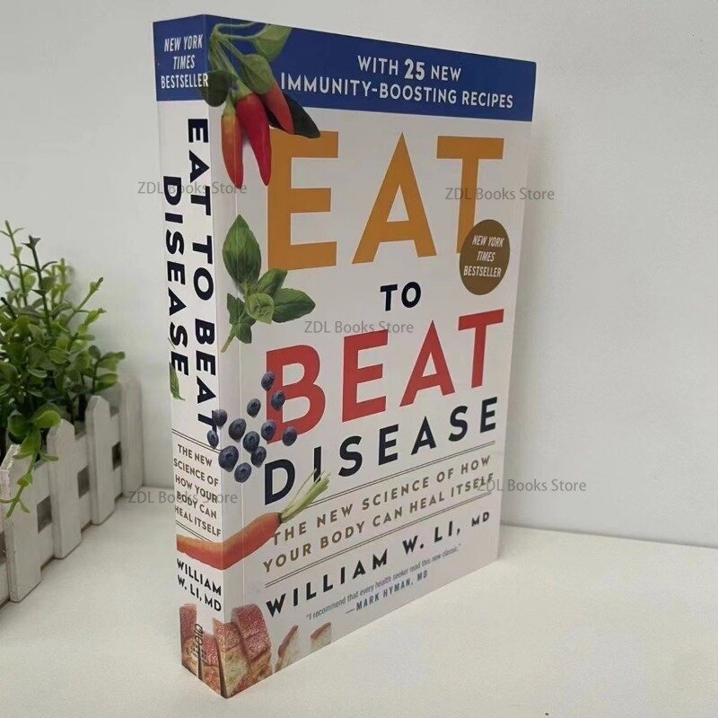 Livro em inglês, Coma para vencer a doença, a nova ciência de como seu corpo pode se curar