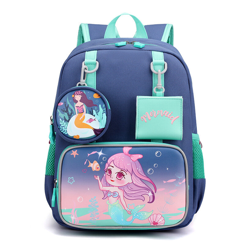 Kindergarten Children's Backpack  Ultra Light Waterproof  School Bag Suitable for Children Aged 3-7 Dinosaur Unicorn Mermaid
