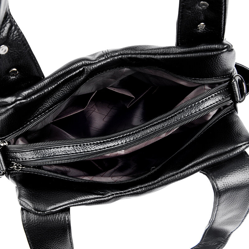 女性のための本革のハンドバッグ,女性のためのヴィンテージトートバッグ,大容量の財布,高級デザイナーのショルダーバッグ