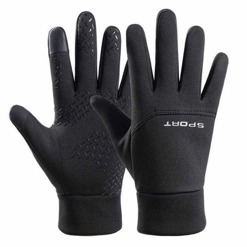 Guantes de esquí de dos dedos, guantes deportivos cálidos, guantes de dedo completo, guantes protectores de ciclismo, mitones de pantalla táctil
