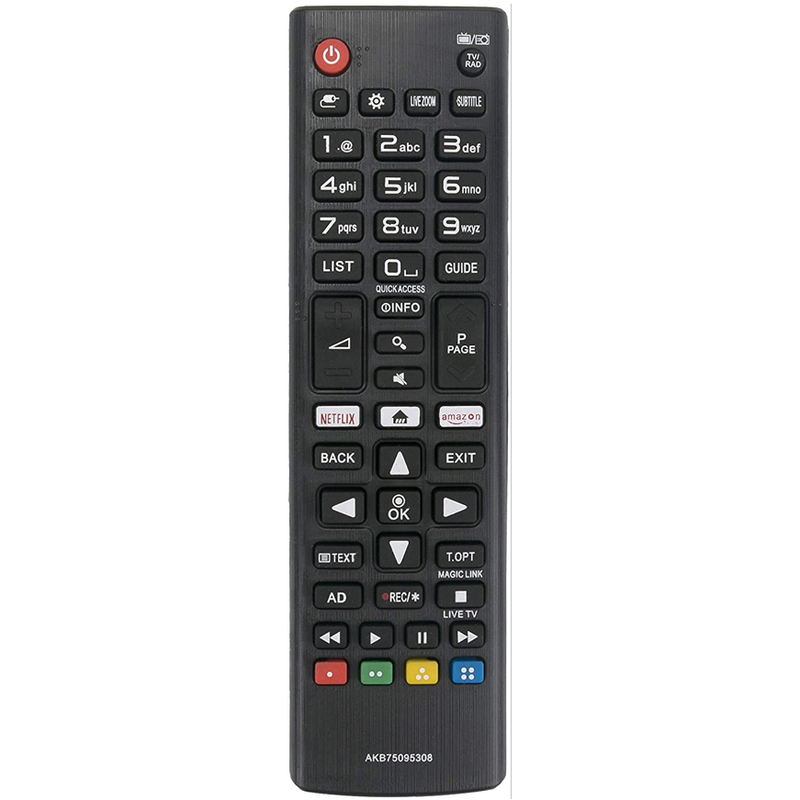 CONTROL remoto ABS AKB75095308 para LG SMART TV, 433MHZ, alta calidad