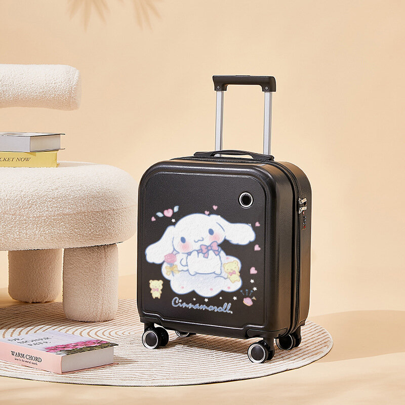 Cartoon Cute Children's Suitcase Small Lightweight Trolley Case Boarding Password Suitcase Toolbox Suitcase Suitcase with Wheels