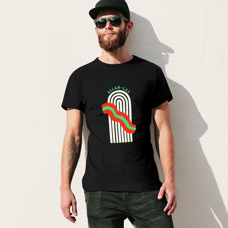 Allah-Las Band T-Shirt Hemden Grafik T-Shirts Sommer Top Kurzarm T-Shirt Hippie Kleidung Männer T-Shirts