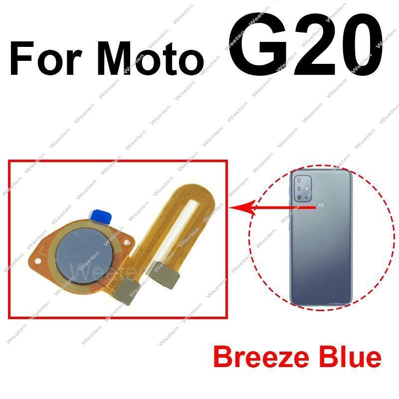 Flex Cable สำหรับ Motorola Moto G10 G20 G30 G50 G60 G60s G50 5G Home Touch ID ริบบิ้นเปลี่ยนชิ้นส่วน