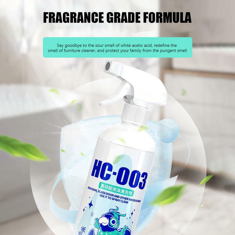 Smacchiatore d'acqua per bagno Spray detergente multifunzionale 500ml detergente multifunzionale per calcare e pulizia disincrostante