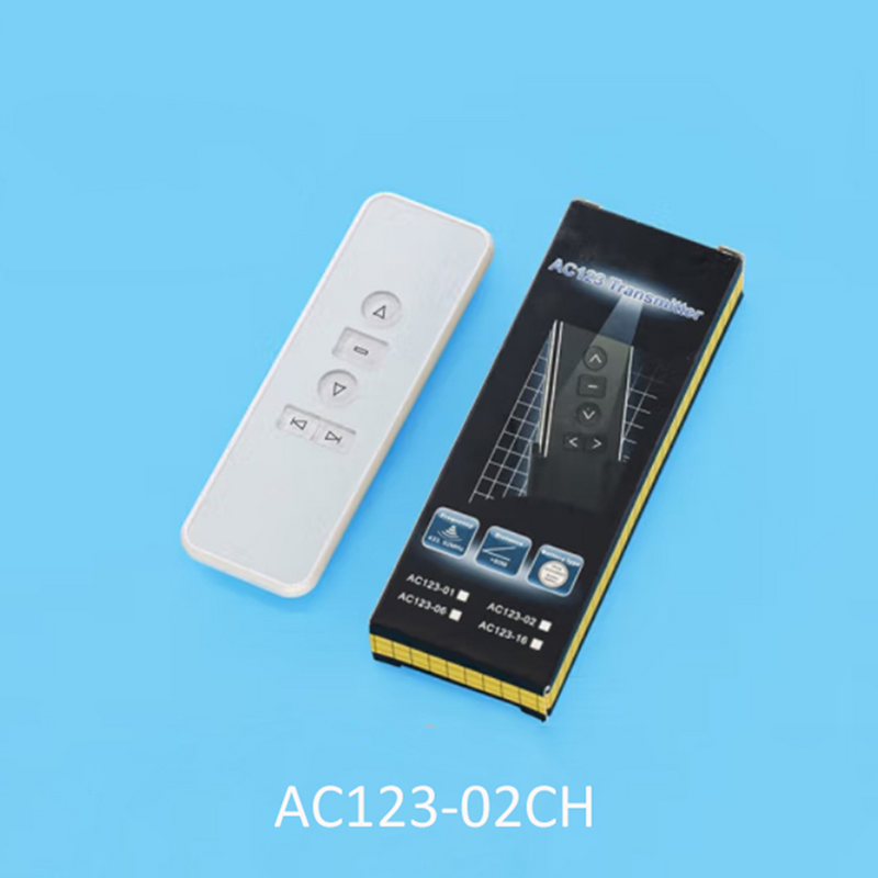 A-OK AC 123 원격 컨트롤러 RF433 이미터, OK 전기 커튼 모터, 관형 모터, 무선 제어 스마트 홈, 1, 2, 6, 16CH
