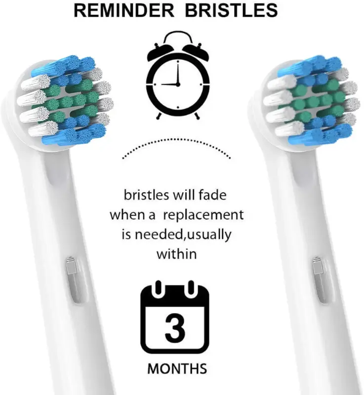 Kepala sikat gigi elektrik, pengganti sikat gigi elektrik, isi ulang untuk kepala sikat gigi Oral B, grosir, kepala sikat gigi pemutih