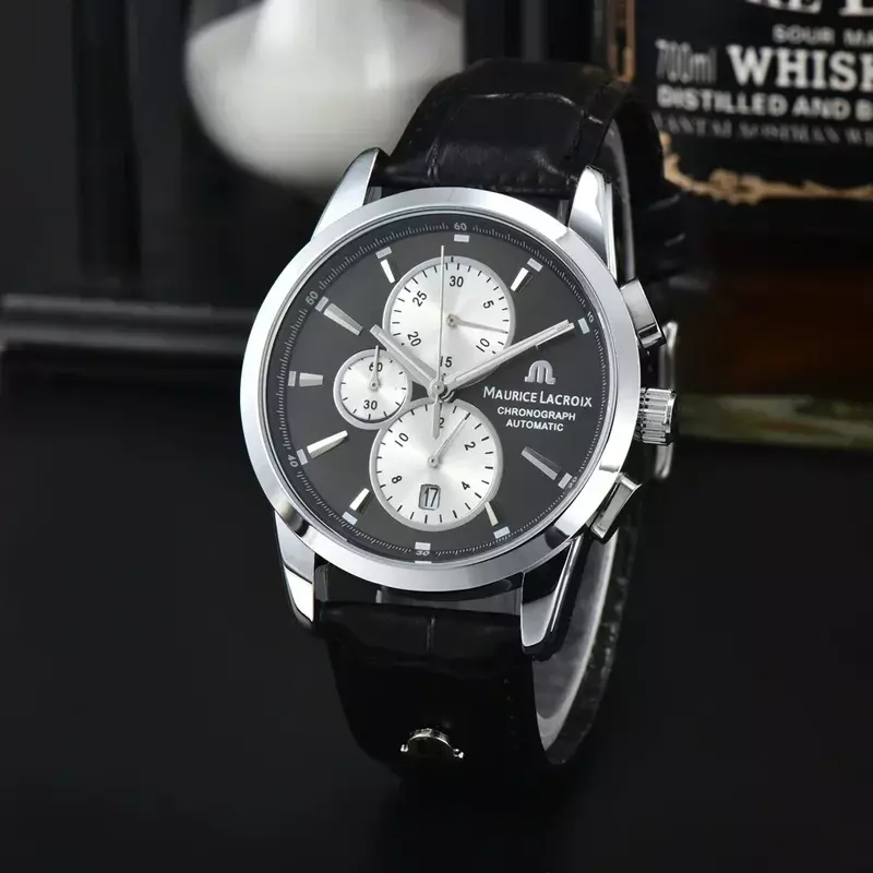 Relógio inteligente de quartzo impermeável para homens, relógio esportivo para homens, Richard, Aikon Tide, pulseira de borracha, luxo, relógio AAA