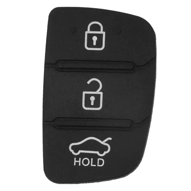 Hoge Kwaliteit Rubber Pad Remote Key Shell Vervanging Voor Hyundai Tucson Santa Fe Solaris I20 Creta Elantra Ix35 Ix45