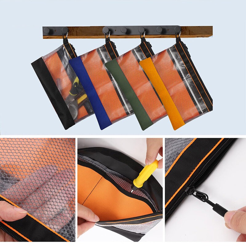 Hardware Toolkits Small Tool Bag Waterproof Multi-function Portable Bag Organizer High Quality Zipper Storage Bags