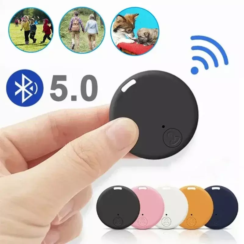 Mini lokalizator GPS Bluetooth 5.0 Anti-Lost Device Pet Kids Bag portfel śledzenie dla IOS/ Android inteligentne urządzenie do szukania lokalizator akcesoria