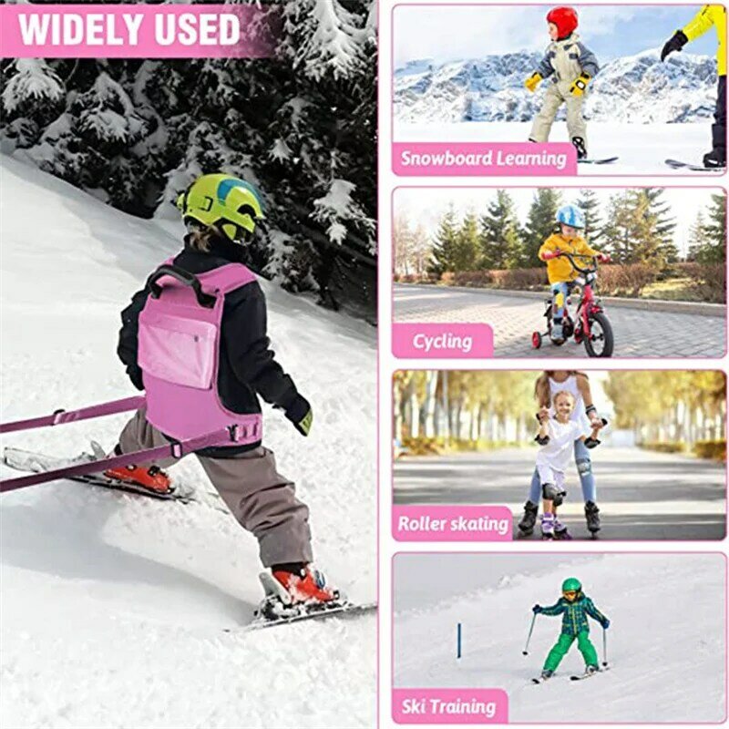 Ski Harnas Voor Kinderen Rugzak Verstelbare Snowboard Trainingsriem Kinderen Snelheidscontrole Riem Skateboard Training Apparatuur Kid