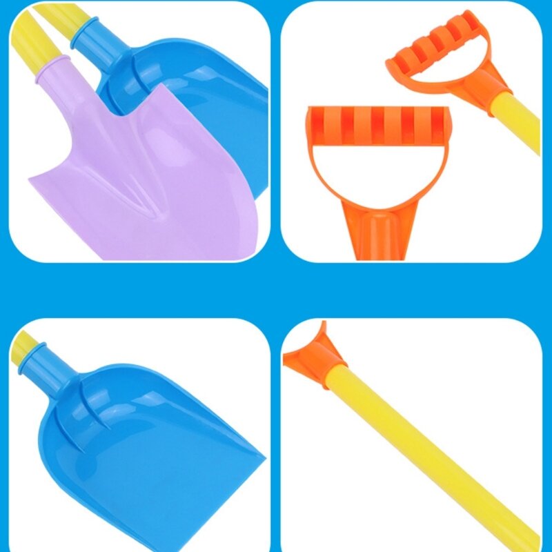 Детская летняя лопата для копания песка, игрушка, лопата, игрушка для песка, садовый игровой инструмент, пляжные длинные лопаты,