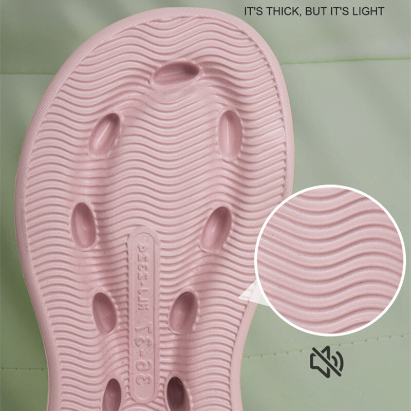 รองเท้าแตะ EVA สุดเท่หนา7.0ซม. สำหรับผู้หญิงใส่ในบ้านฤดูร้อนรองเท้าแตะกลางแจ้งริมชายหาด