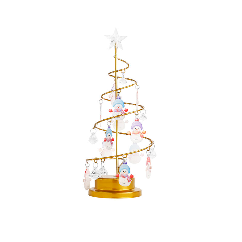 شخصية الأسرة أسماء شجرة عيد الميلاد ، عيد الميلاد ديكور المنزل ، لطيف ثلج الحلي