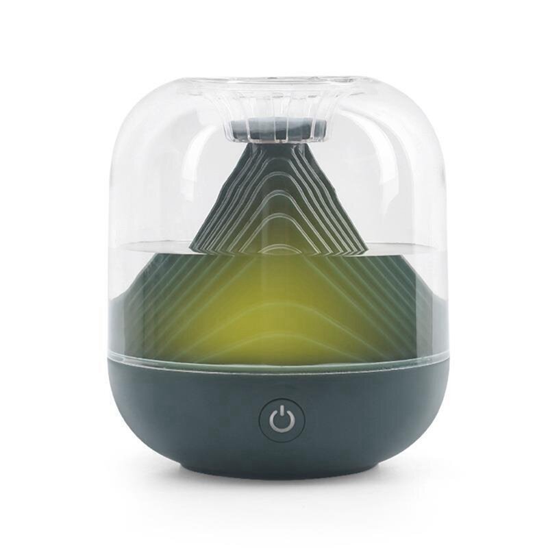 Rechargeable 1200Mah Water Atomizer Diffuser Essential Oil Diffuser For Bedroom Green