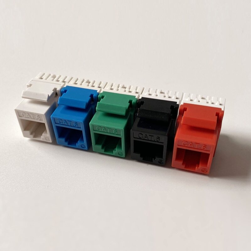 Ethernet-Wandplatte, Keystone-Buchsen-Wandplatte mit RJ45-Keystone-Kupplungseinsatz