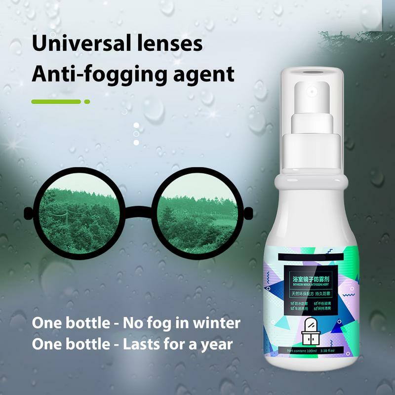 Windshield Anti Fog Spray Car Defogger Coating Agent Glass Cleaner Lens Cleaner Windshield Fog Prevention Glasses Anti Fog
