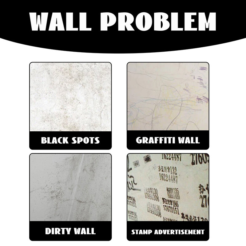 Крем для ремонта стен, латексная краска белого цвета с рисунком граффити для ухода за стенами