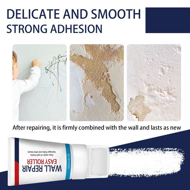 Wall Crack Mending Agent Paint 100g Waterproof Tile Refill Grout Roller Brush Design Quick Dry Repairing Grout Crack-Resistant
