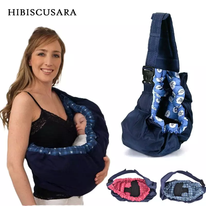 Bolsa para carregar bebê recém-nascido, envoltório frontal de algodão puro para amamentação, bolsa de transporte