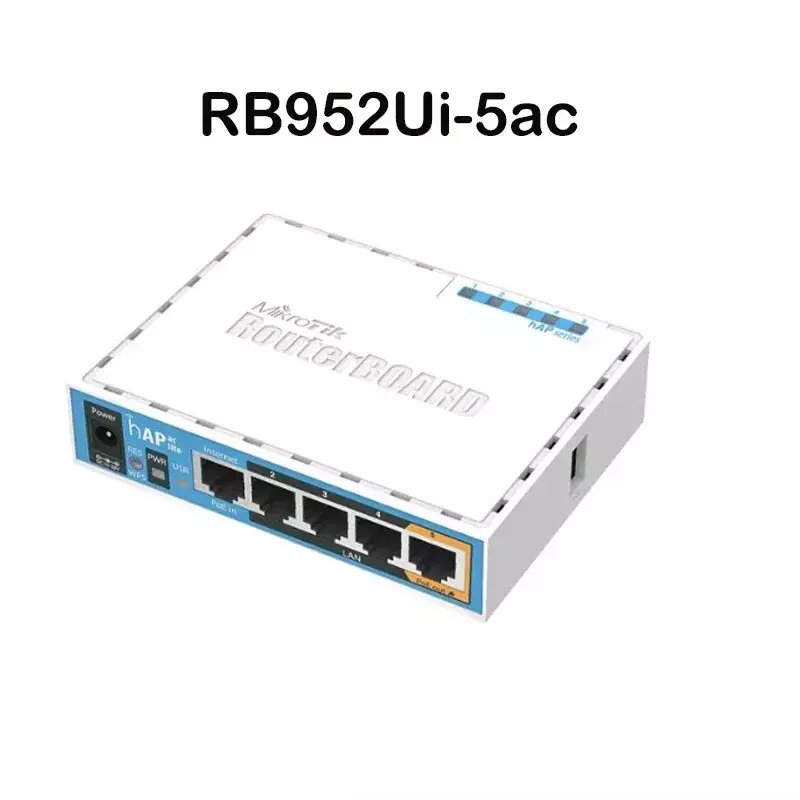 Oryginalny RB952Ui-5ac2nD MikroTik, 733Mbps, podwójny współbieżny hAP ac lite punkt dostępu 2.4G i 5G Router wifi SOHO Home