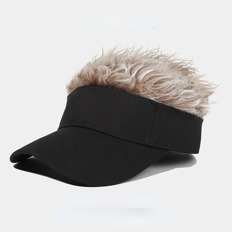Unisex New Wig Baseball Cap for Men Women Spiked Wigs Hat Spiked Hairs Casual Sunshade Cosplay Outdoor Adjustable Sun Visor