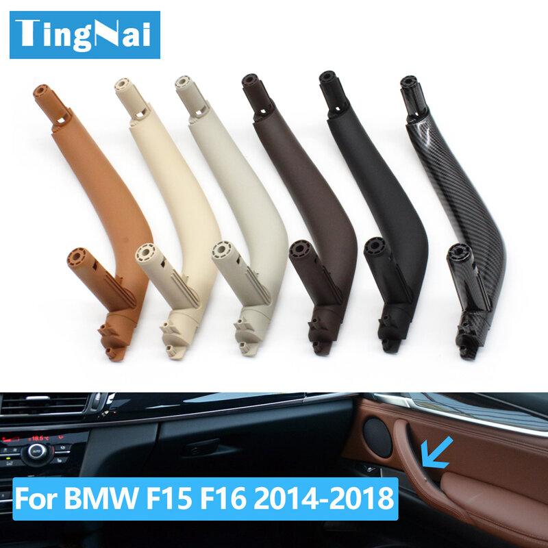 Car Door Pull Handle Trim Cover Replacement For BMW X5 X6 F15 F16 2014-2018 51417292243 51417292244