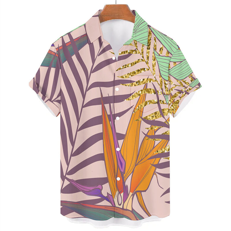 3d Print Kokospalm Patroon Nieuwe Mode-Shirts 2024 Zomervakantie Dameskleding Hawaii T-Shirt Meisje Blouse Met Korte Mouwen