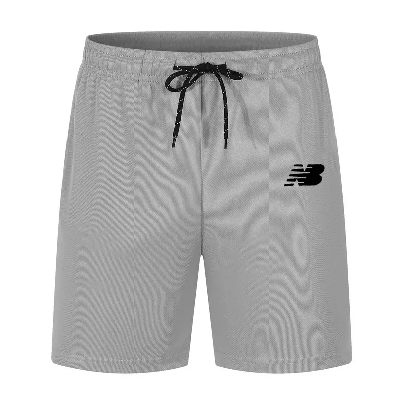Pantalones cortos informales para hombre, shorts de fitness de malla transpirable para entrenamiento deportivo, secado rápido, cómodos, 2024