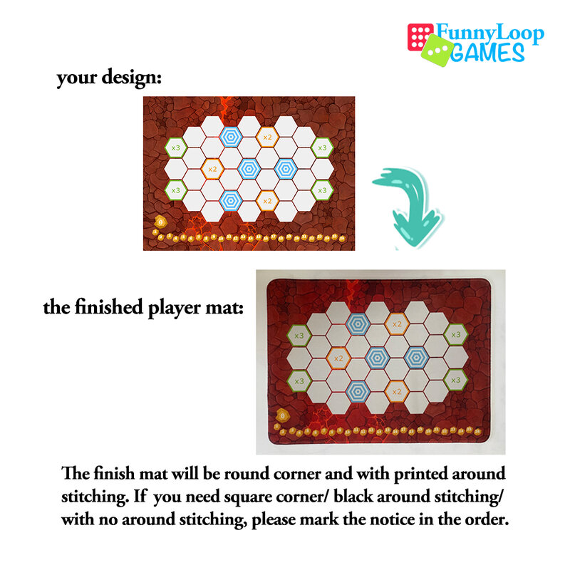 Kustom mencetak tikar pemain untuk papan permainan disesuaikan ukuran peta antiselip papan pemutar DIY tikar dapat dicuci hadiah permainan menyenangkan