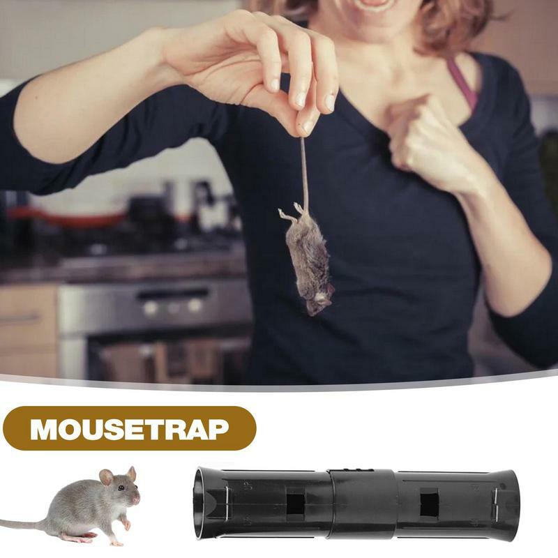10 pezzi trappola per topi sicura e ferma controllo del raccoglitore di topi per uso domestico estensibile Non Killing piccola gabbia di cattura strumento di cattura di topi riutilizzabile