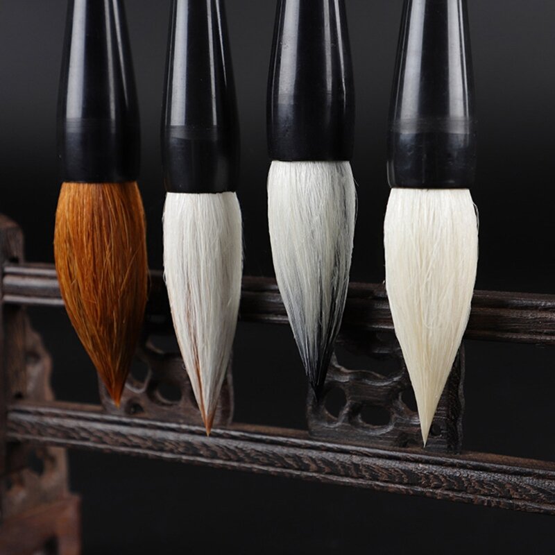 Sumi escovas de bambu para escrever pintura escova regular script prática couplets dropship