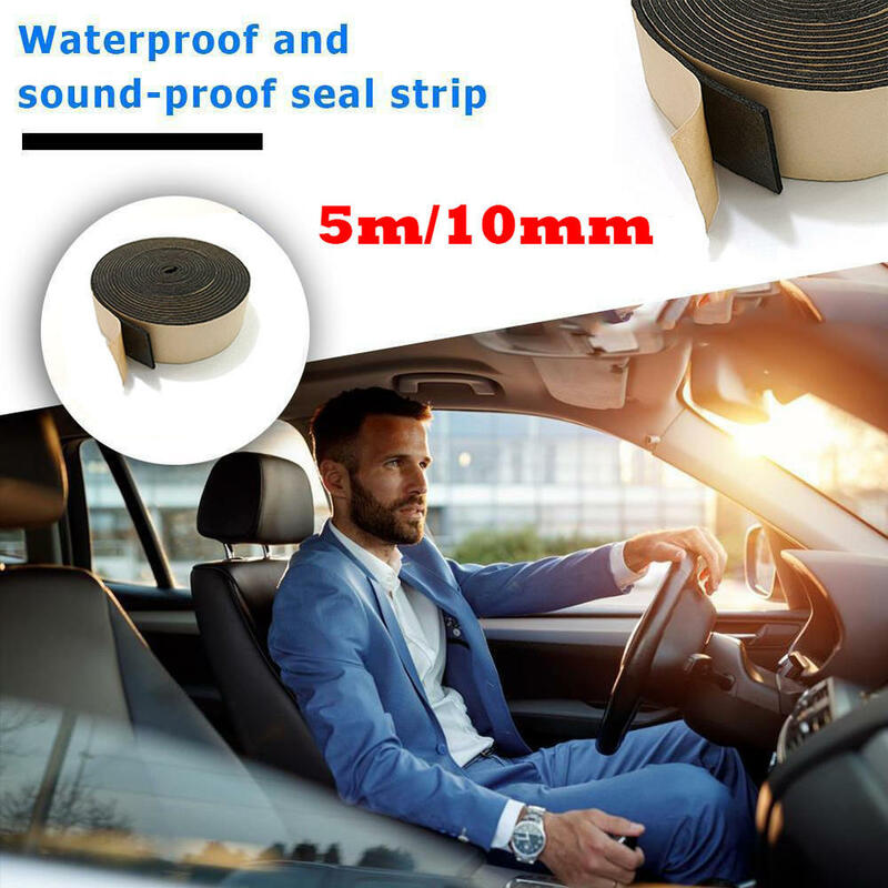5M/10M Car Butyl Rubber Glue Tape Headlight Sealant Headlamp Taillight Retrofit Waterproof Tape Adhesives Window Windshield 50MM