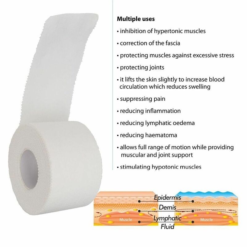 Emergency tool Sport Adhesive Tape Self-Adhesive Elastic Stretch Athletic Gauze Tape Health Care Injury Support Elastic Bandage