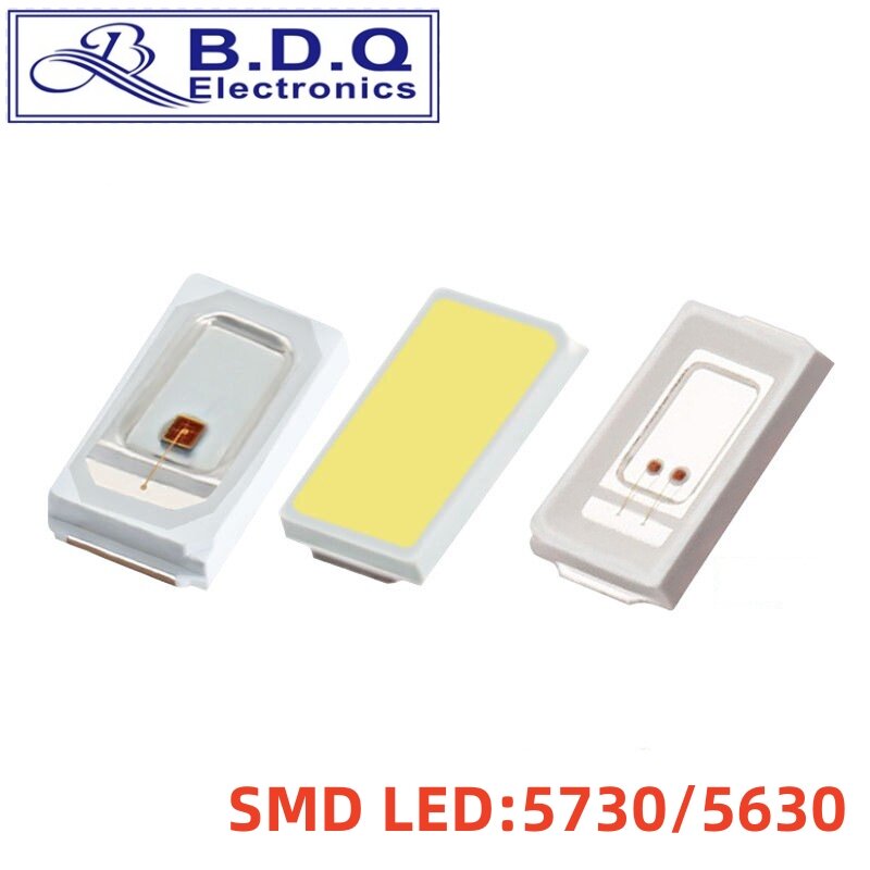 500 шт SMD светодиодный 5730 0,2 W красный синий зеленый белый желтый RGB УФ лампа Размер 5630 фотоизлучающие диоды высокое качество