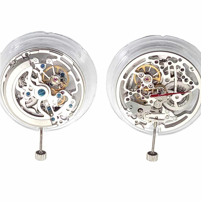ST16 Dual Calendar Automatic Mechanical Movement Chinese Original ST1646/TY2809 Skeleton Mechanism Watch Replacement Parts