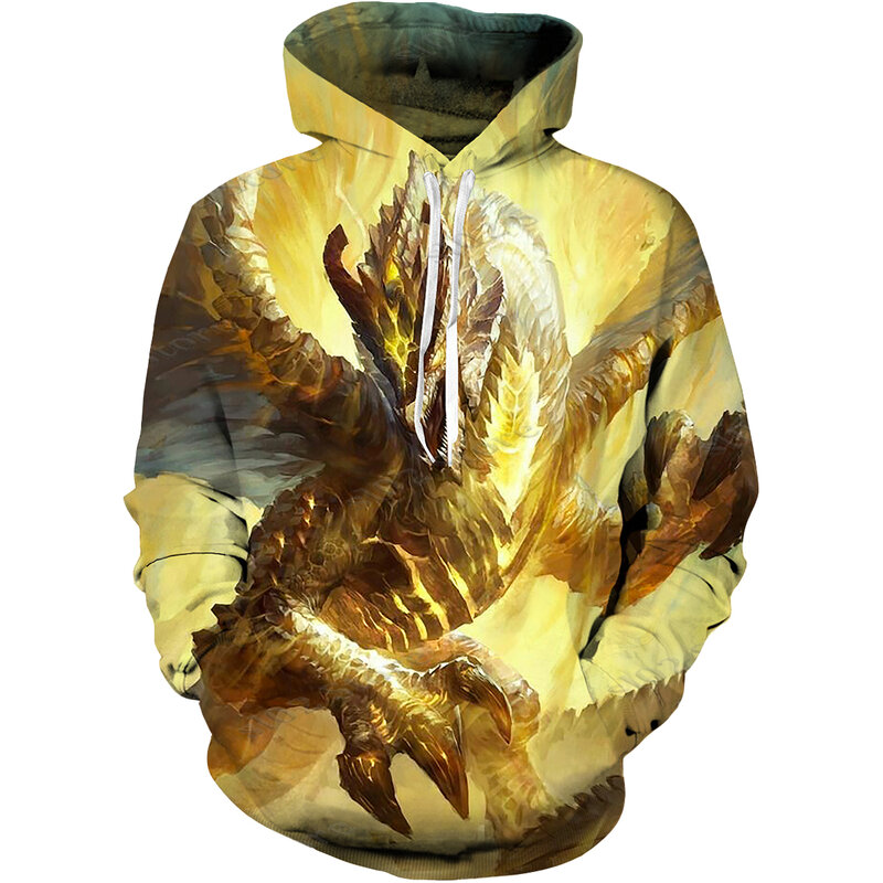 Divino dragão conjunto de hoodie dos homens/mulheres agasalho outono inverno masculino terno casaco roupas casuais harajuku unisex com capuz