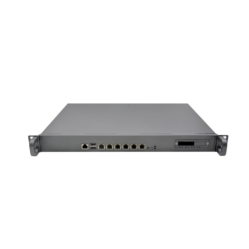 Дешевый серверный стеллаж брандмауэра 1U роутеры 6*1000M i211 Gigabit Intel i5-6500 3,2 ГГц i7-6700 3,4 ГГц Поддержка ROS RouterOS Mikrotik