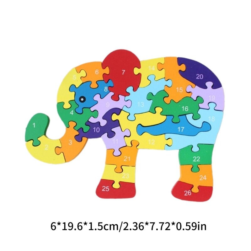 HUYU Wooden Kids Puzzles Montessori Learning Educational Preschool Gifts