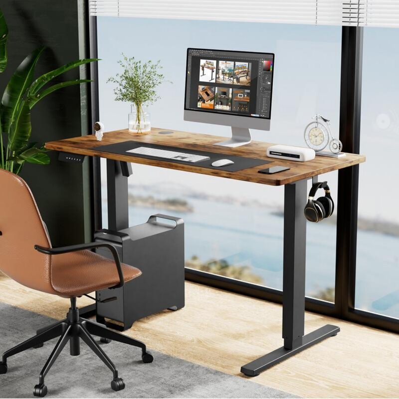 #【Spring Sale】SweetFurniture Electric Height Adjustable Standing Desk